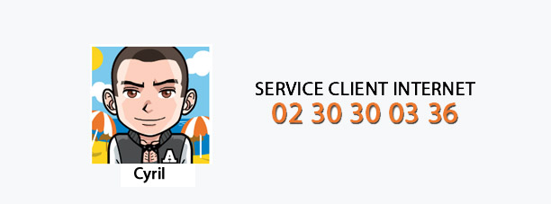 Service client internet