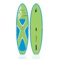 SUP paddle gonflable Exocet Discovery 10'8 (Vert/Bleu) + Leash + Pagaie (Paddle d'exposition)