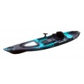 Kayak RTM Abaco 420 Standard Big Bang (+ Pagaie + Siège Hi-confort) (Couleur Steel : Turquoise et Noir) 