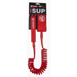 Leash de SUP téléphone 10' - 8mm (Rouge)