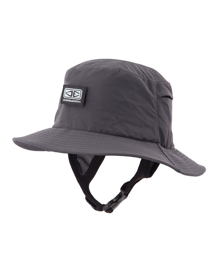 Chapeau De Soleil à Large Bord Pliable - Nylon Noir Anti-UV, Cordon Réglable - Pour Randonnée, Pêche, Camping - Taille 55-58 Cm