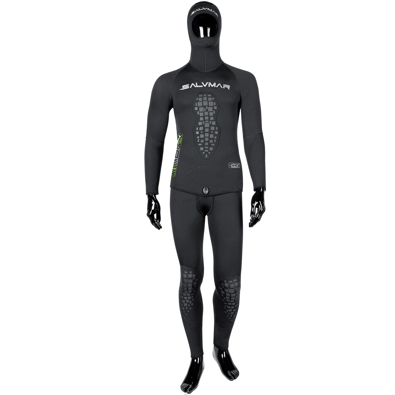 Combinaison De Plongée SALVIMAR Krypsis 101 – Deux Pièces 5,5 Mm, Homme, XXL, Néoprène à Cellules Ouvertes