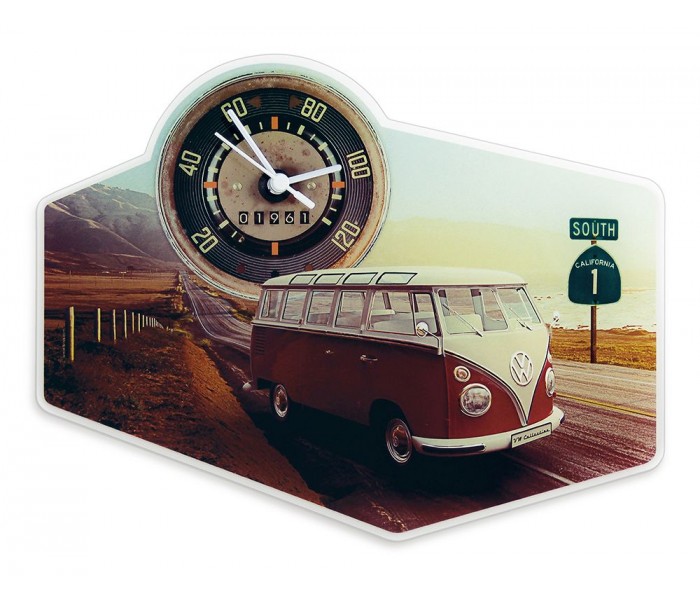 Horloge Murale VW T1 Combi acrylique (Highway)