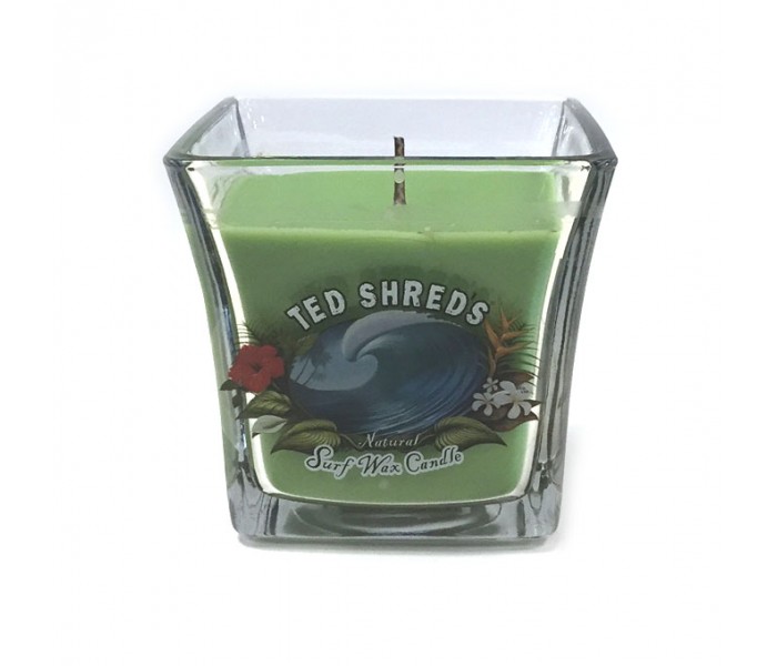 Bougie Wax Ted Shred's Natural Jar Green (16oz)
