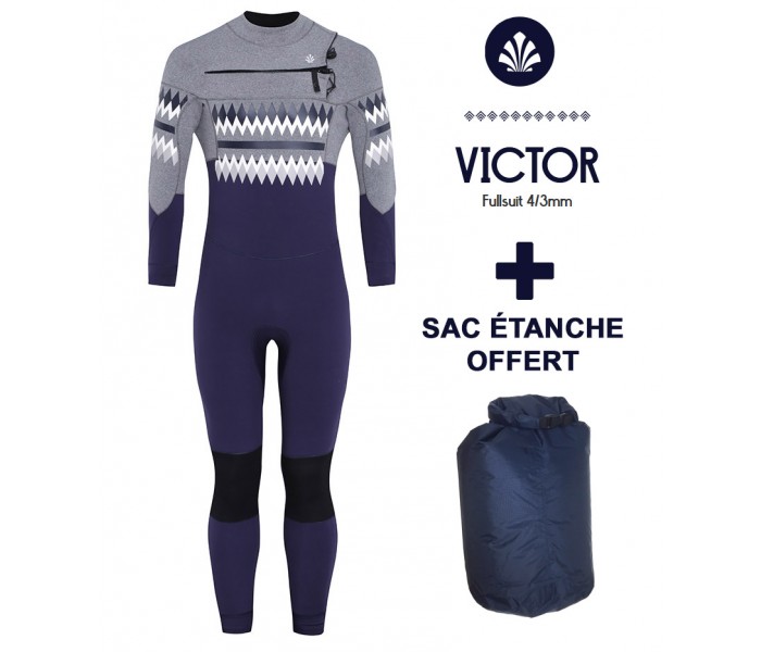 Combinaison Saint Jacques Wetsuits Victor 4/3 mm (+Sac étanche)