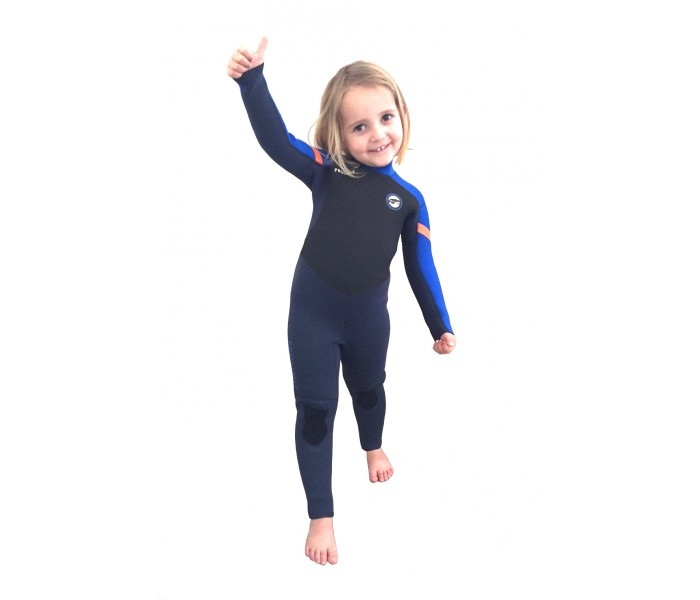 Combinaison de surf enfant Prolimit 5/3 mm (Bleu/Orange)