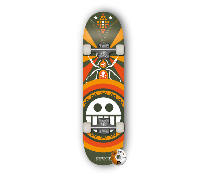 Skate Demented Pro 7.9 Insect Khaki