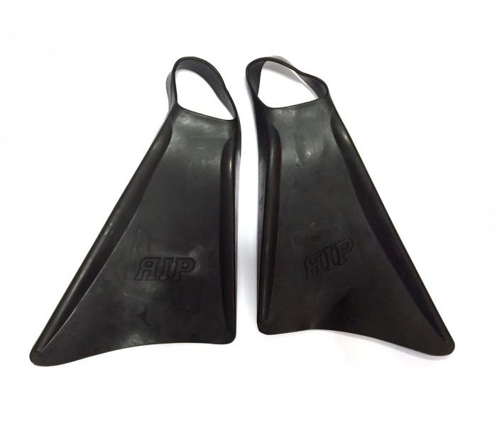 Paire De Leash Pour Palmes De Bodyboard - RIP Fin Savers - Noir - Nylon/néoprène - Système Double Velcro