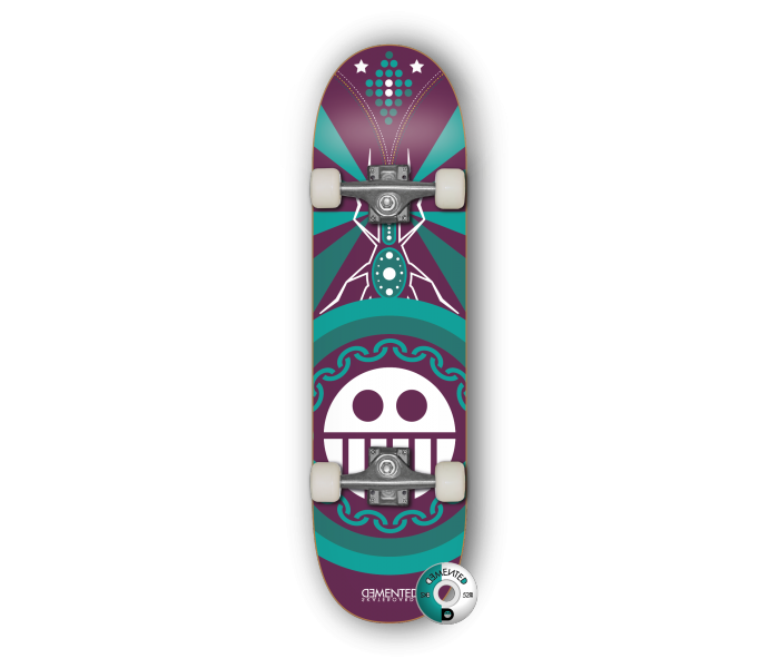 Skate Demented Pro 7.9 Insect Purple