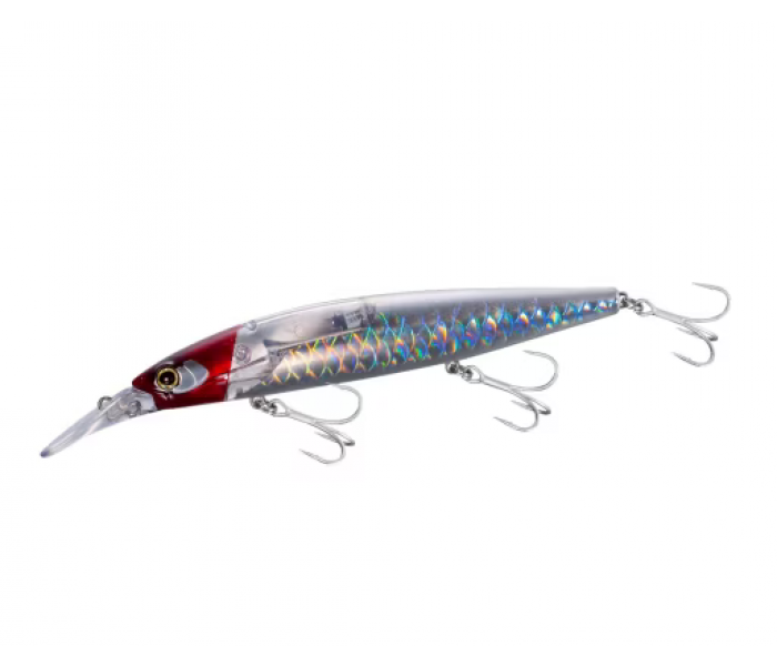 Leurre Nageur Shimano Exsense DIVE Assassin 125S FB ( 125mm 28g T003 Red Head )