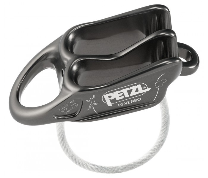 Assureur-descendeur Petzl Reverso (Gris)