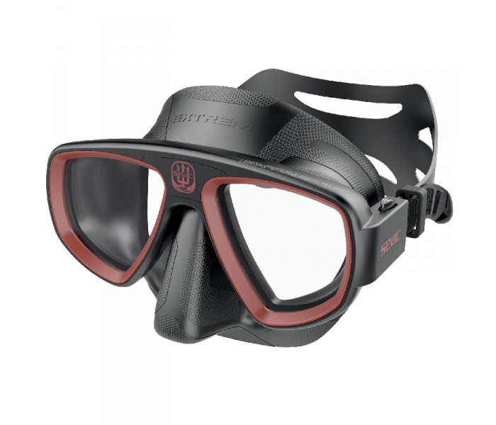 Masque Seac Extreme Silicone (Noir/rouge)
