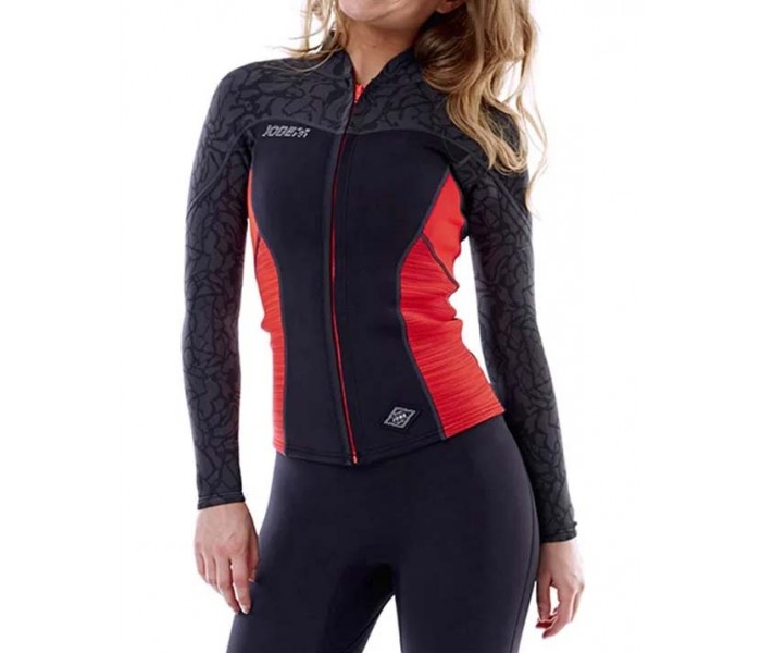 Veste en néoprène Jobe Porto 2mm Femme (Noir/Orange)