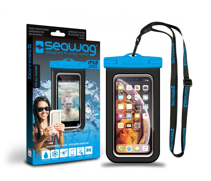 Pochette étanche Seawag Max pour smartphone (Noir/Bleu B2)