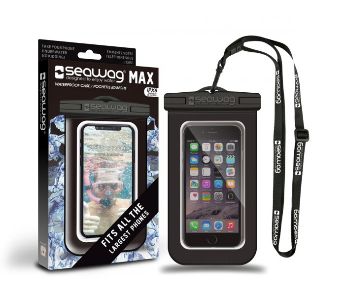 Pochette étanche Seawag Max pour smartphone (Noir/Blanc B1)