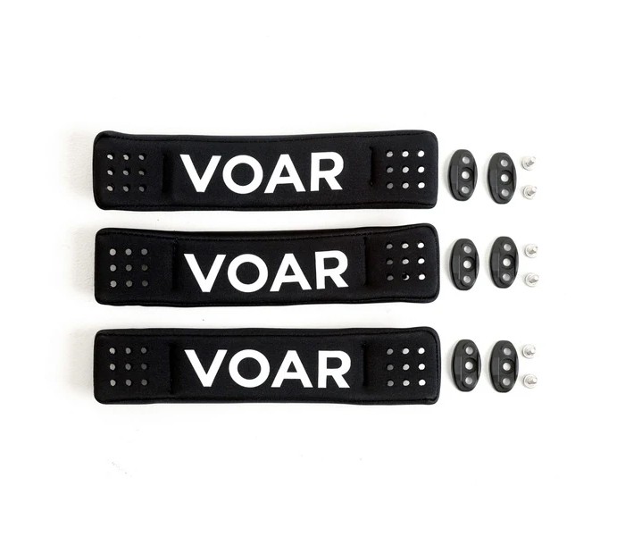 Straps Voar Néoprène droits x3 (+ vis)