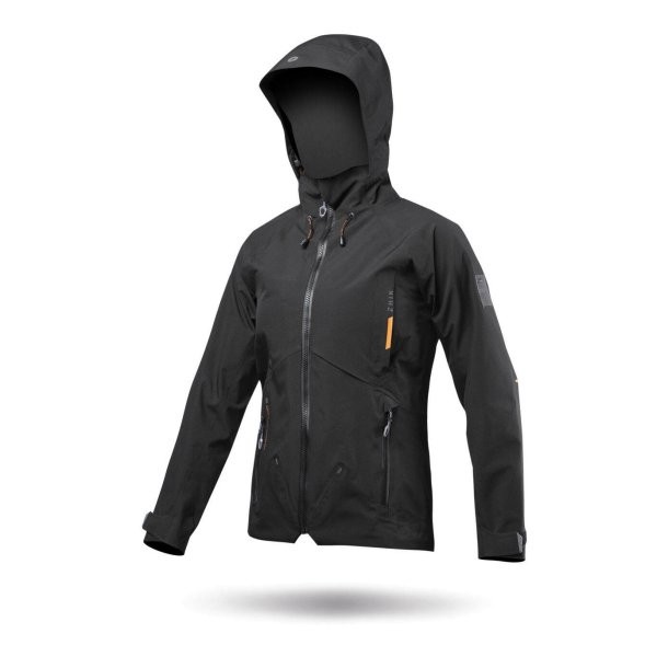 Veste coupe-vent sans manches vélo femme RH+ noire et blanche au meilleur prix
