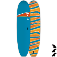Planche de surf en mousse Paint Tahe 8'0 Super Magnum 