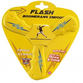 Boomerang Flash en mousse (Jaune)