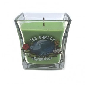 Bougie Wax Ted Shred's Natural Jar Green (16oz)