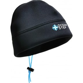 Bonnet en néoprène Ocean Step 3mm (Black/Lite Blue)