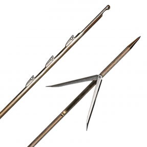 Flèche Sigalsub double ardillons HRC 6.5mm 150cm (ergots Shark)