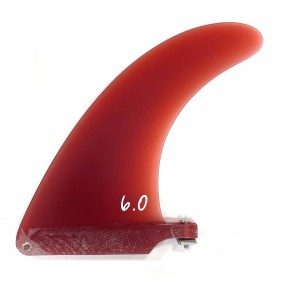 Aileron US BOX de surf/longboard AKT 6" (Red)