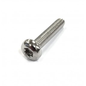 Vis inox M6 35mm (Tête ronde)