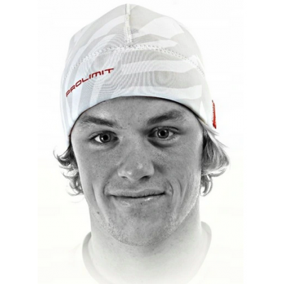 Bonnet en néoprène Prolimit Stripped (White)