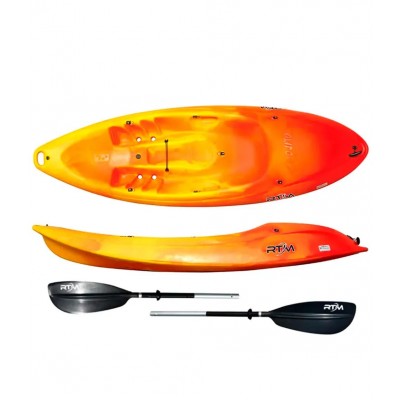 Kayak RTM Mojito (Couleur Soleil : Jaune / Orange) + 1 Pagaie