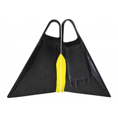 Palmes de bodyboard MS Viper Delta 2.0 (Noir/Jaune)