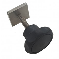 Molette + Carré  pour rail de kayak Abaco