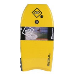Bodyboard RIP Reactor EPS 40 (Jaune/orange) + Leash