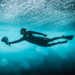 Palmes Da Fin  Zak Noyle x Kai Lenny (Bleu/rouge)