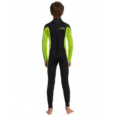 Combinaison enfant Billabong Foil 5/4mm (Noir/Lime)