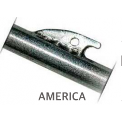 Fleche Picasso à Visser Platinium 7.5mm 150 cmb (America Ergots)