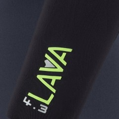 Combinaison de surf Animal Lava 4/3 mm Graphite (BackZip)