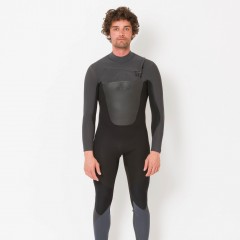 Combinaison de surf Animal Lava 5/4/3 mm Front-Zip (Black)