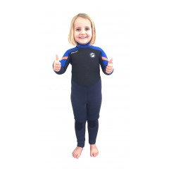 Combinaison de surf enfant Prolimit 5/3 mm (Bleu/Orange)
