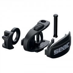 Masque de plongée Seac Eagle Noir/Vert avec option verres correcteurs (-6 à +3)