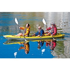 Kayak Tahe (Bic) Kalao (Couleur : Orange dessus / Gris dessous)