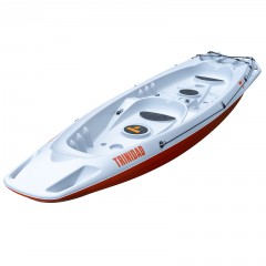 Kayak Tahe Bic Trinidad (Couleur : Gris dessus / Orange dessous)