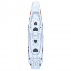 Kayak Tahe Bic Trinidad (Couleur : Gris dessus / Orange dessous)
