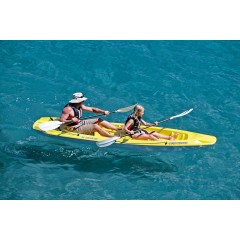 Kayak Tahe Bic Trinidad (Couleur : Gris dessus / Orange dessous)