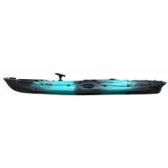 Kayak RTM Abaco 360 Standard Big Bang (+ Pagaie + Siège Hi-confort) (Couleur Steel : Turquoise et Noir)