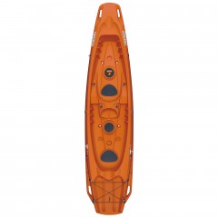 Kayak Tahe Bic Trinidad (Couleur : Orange dessus / Gris dessous)