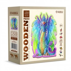 Puzzle Bois - Wooden City - Dragon M (150 Pcs)