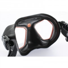 Masque Seac Raptor Noir/rouge