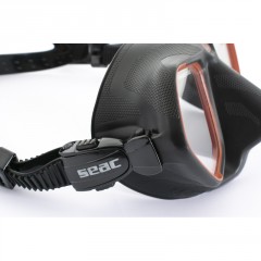 Masque Seac Raptor Noir/rouge