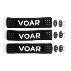 Straps Voar Néoprène droits x3 (+ vis)